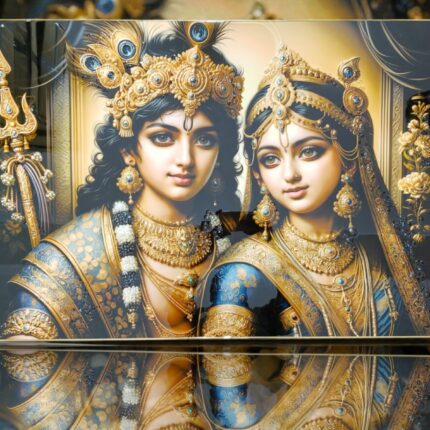 Radha Krishna Devotional Artwork