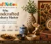 Beautiful handcrafted home decor products including wooden box, ceramic jars, elephant figurine and artisan decor setup.